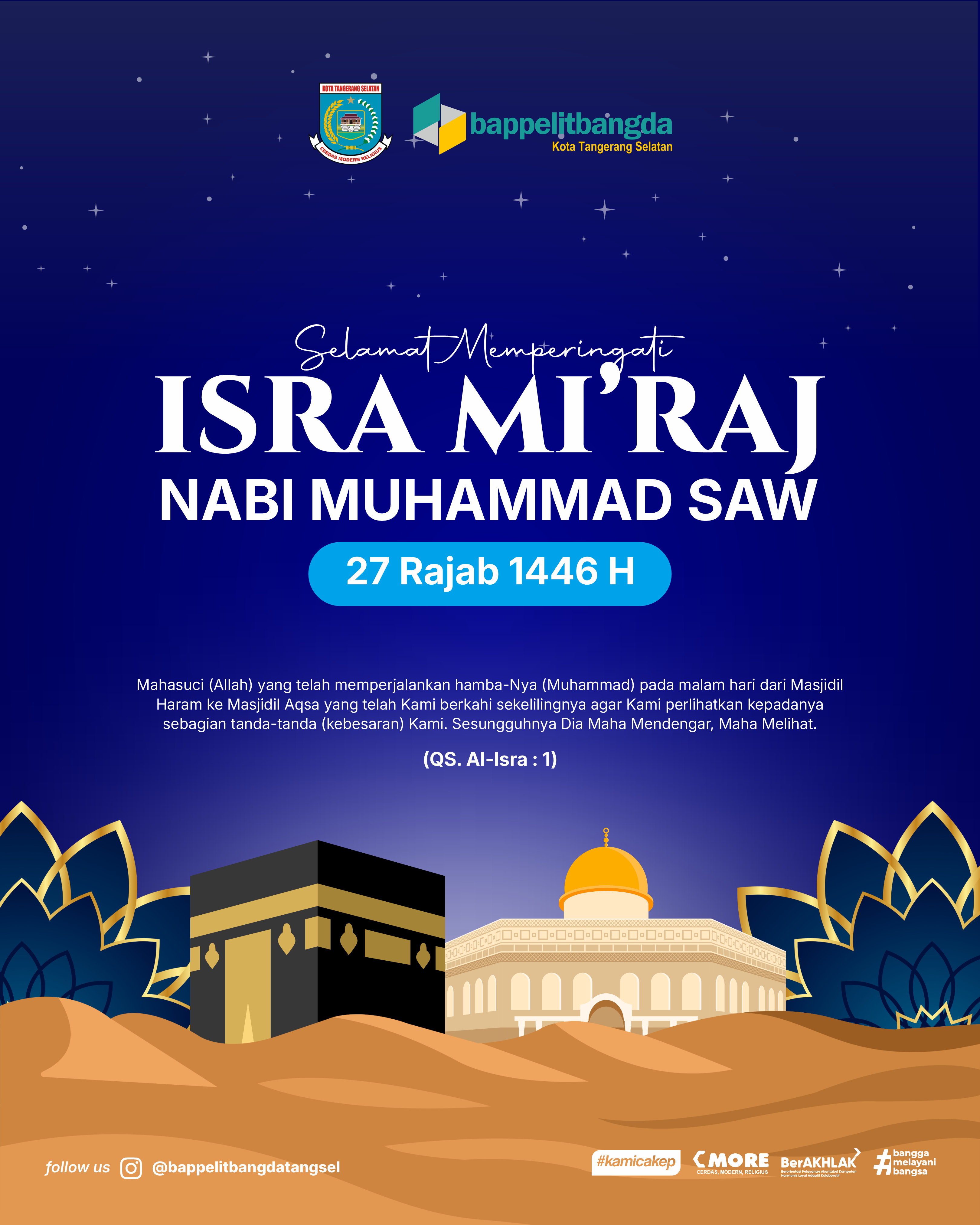 Selamat Memperingati Isra Mi'raj Nabi Muhammad SAW