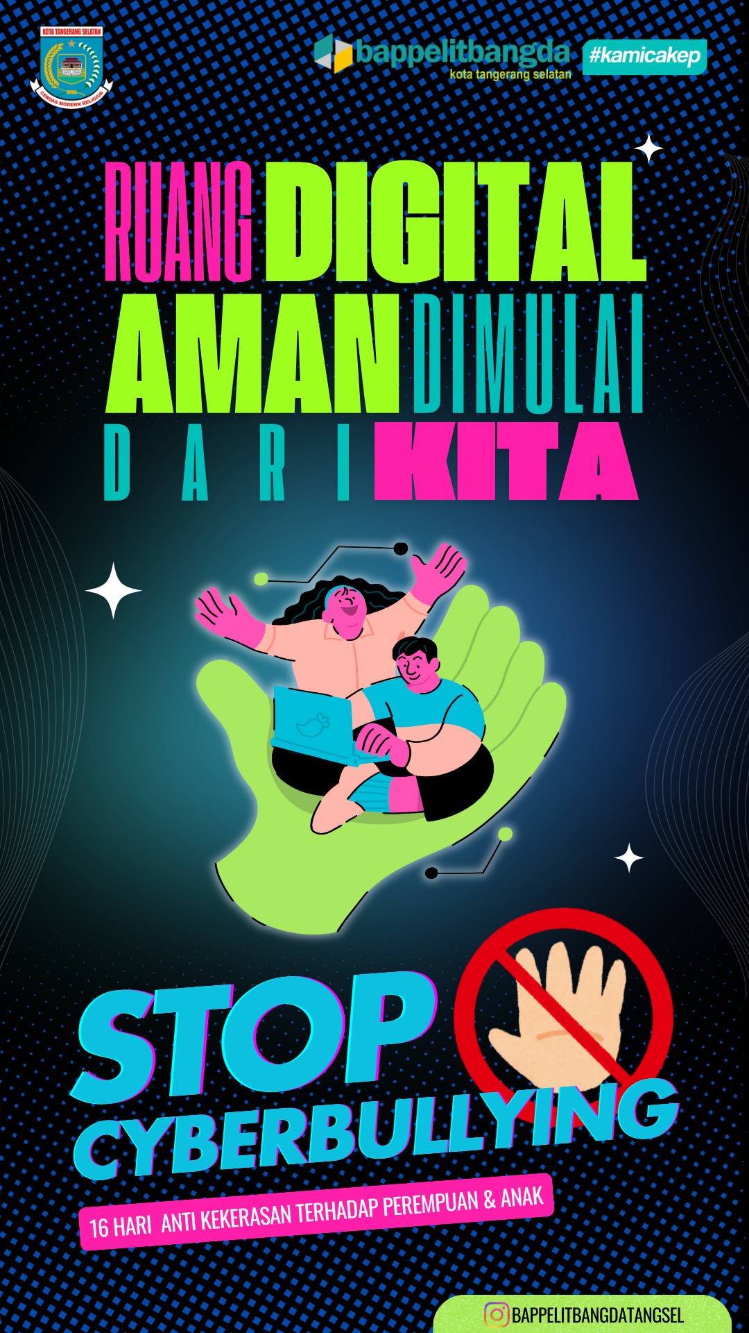 Ruang digital aman di maulai dari kita