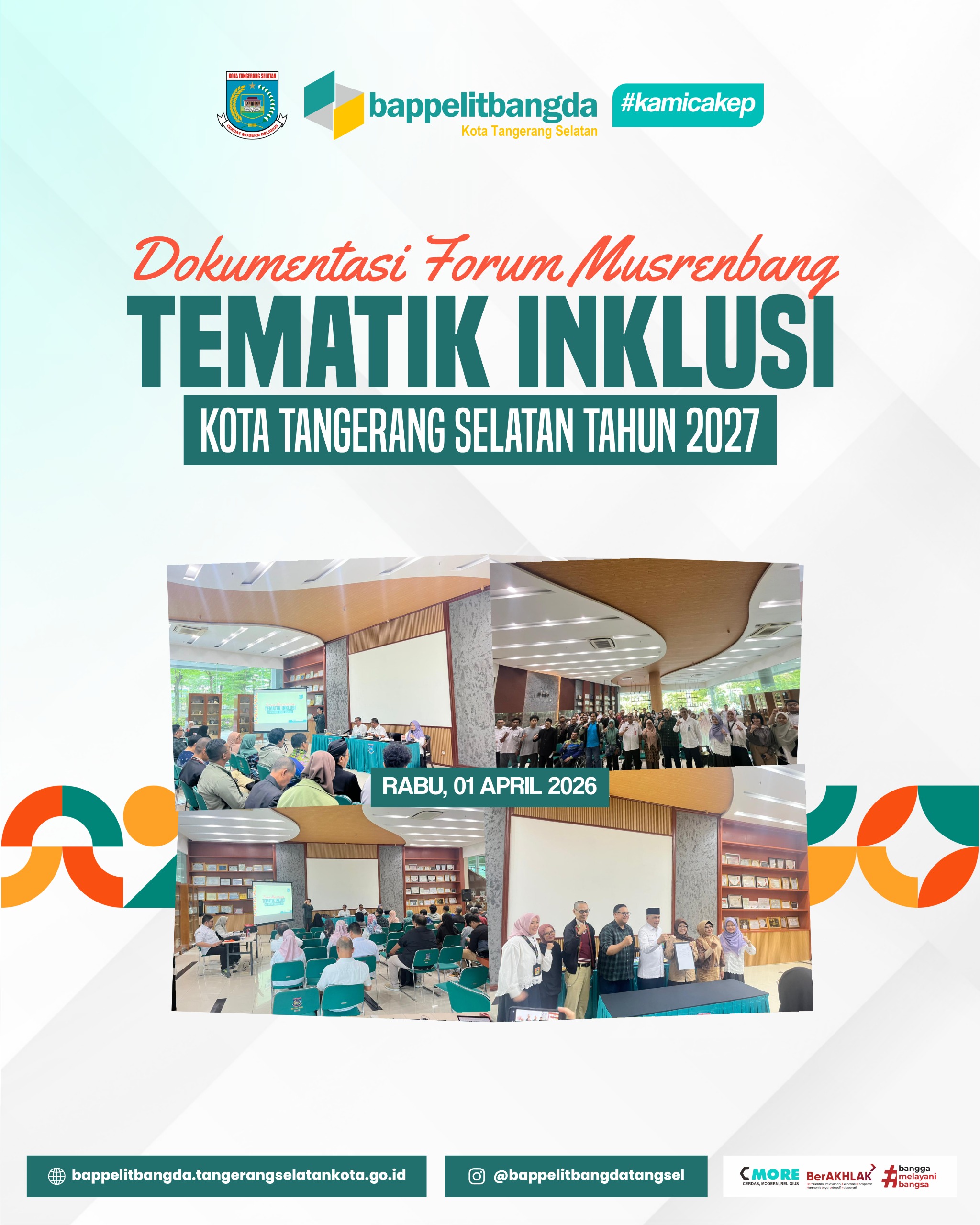 Wujudkan SDM Unggul, Pemkot Tangsel Gelar Pra Musrenbang Tematik Kepemudaan 2027 Secara Inklusif